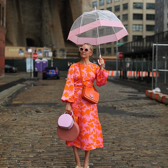 ASOS DESIGN puff sleeve wrap front midi dress with cutout in floral print - Picture 4 of 7